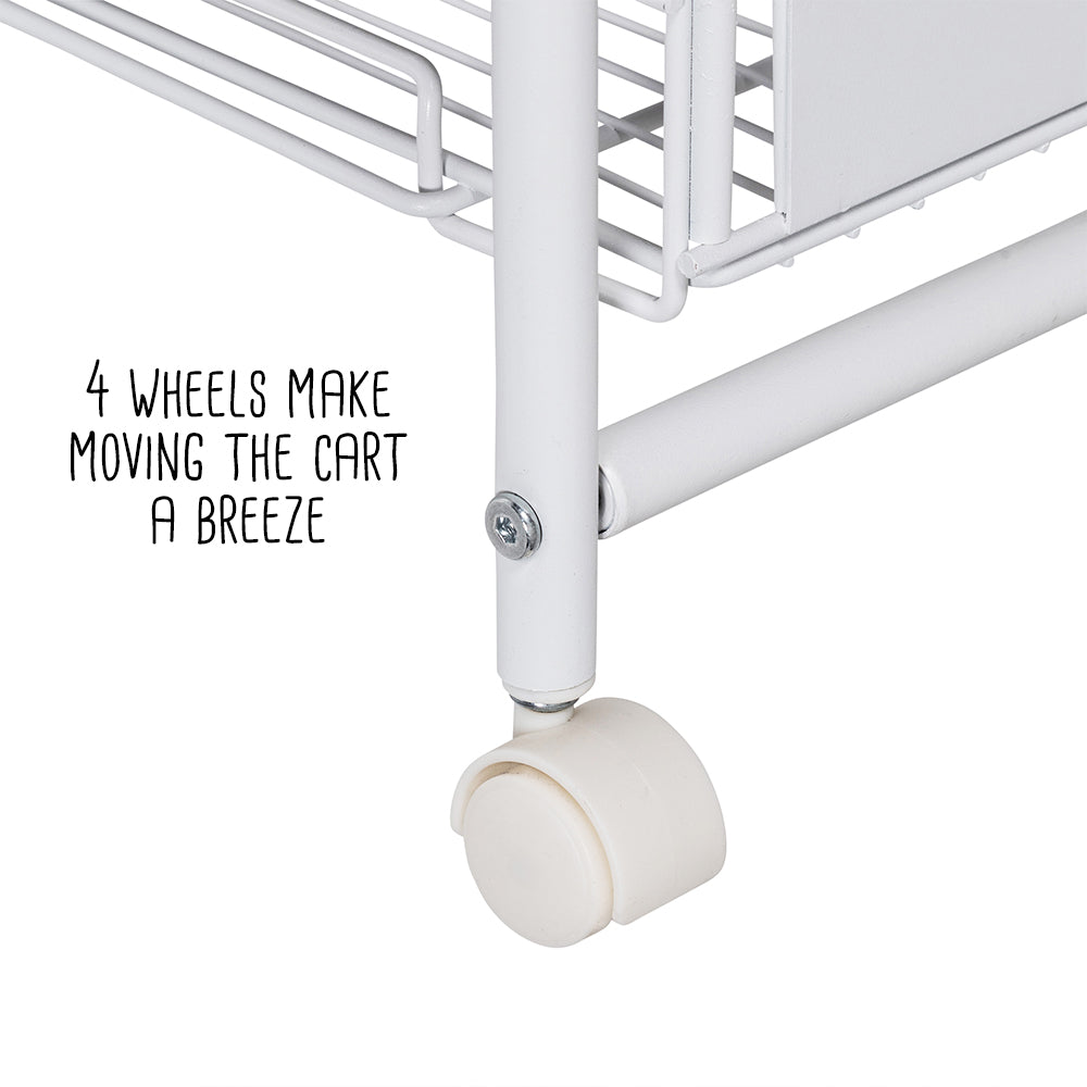 white 4 drawer slim rolling cart white 4 drawer slim rolling cart