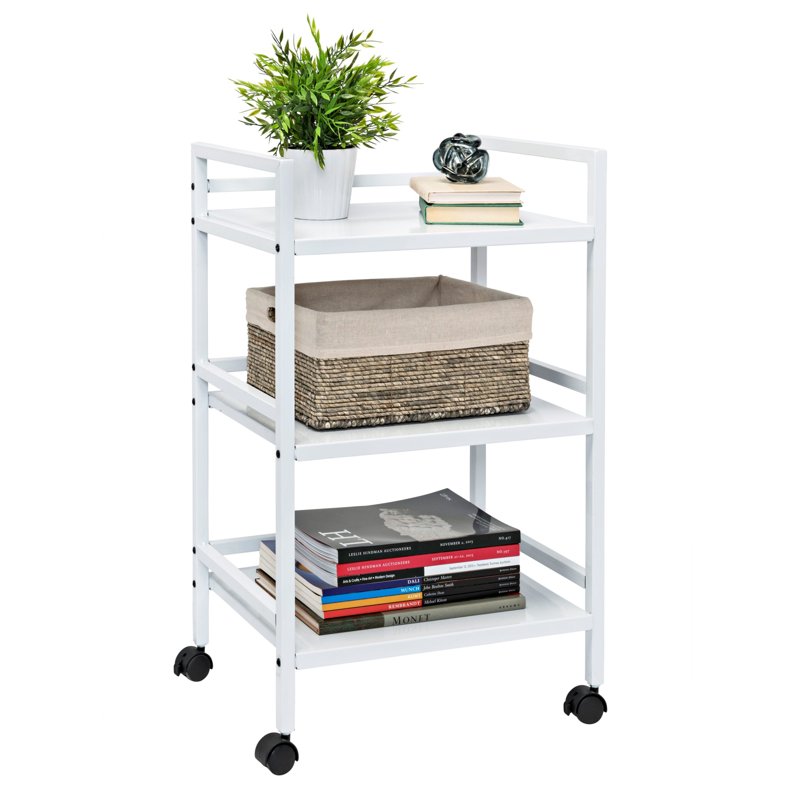white metal multi purpose rolling cart white metal multi purpose rolling cart