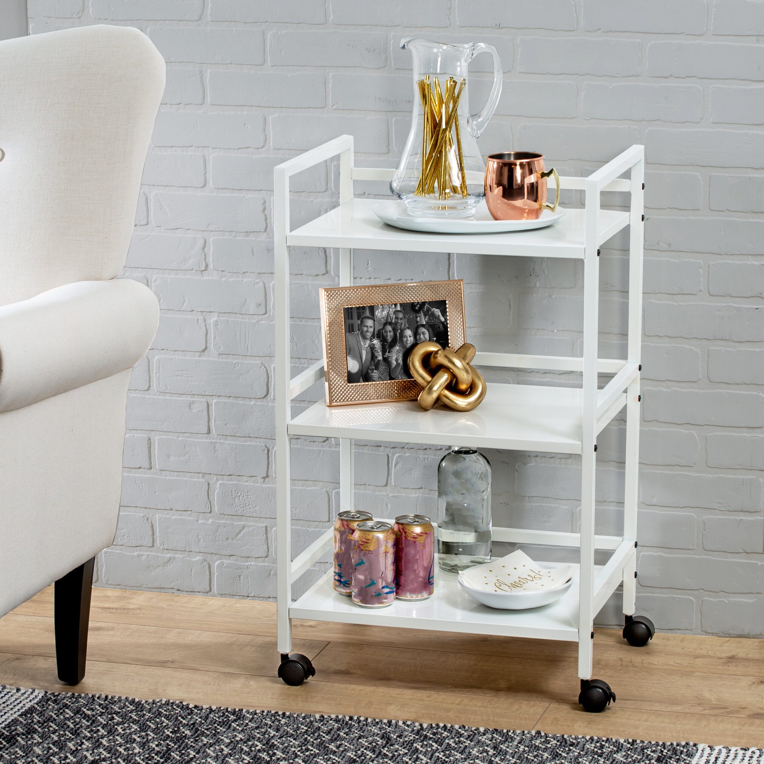white metal multi purpose rolling cart white metal multi purpose rolling cart