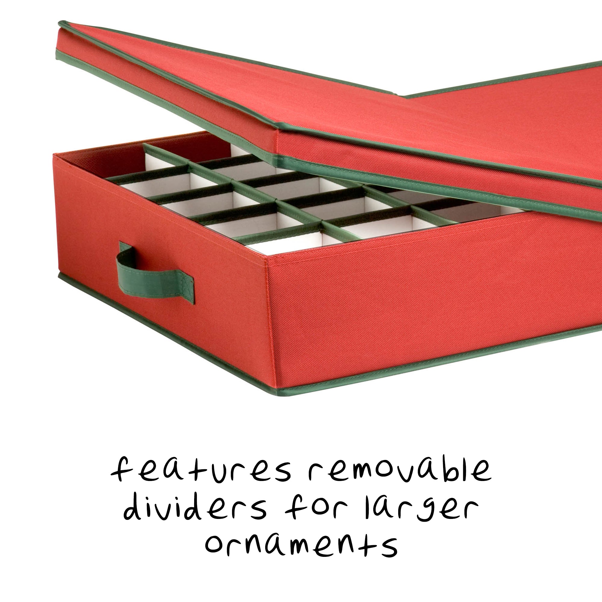 red 40 ornament storage box red 40 ornament storage box