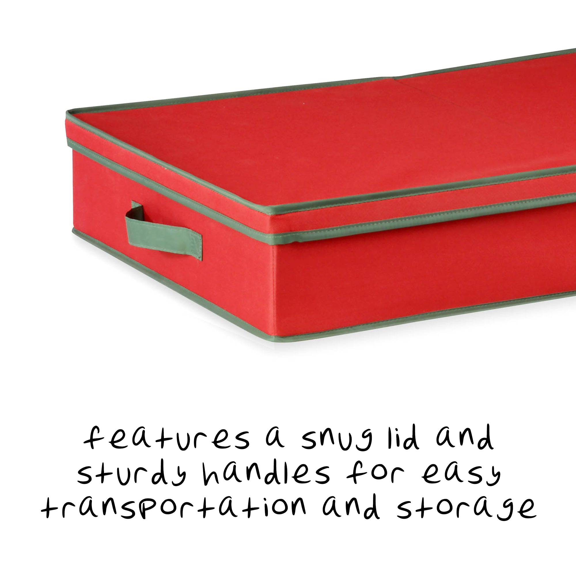 red 40 ornament storage box red 40 ornament storage box