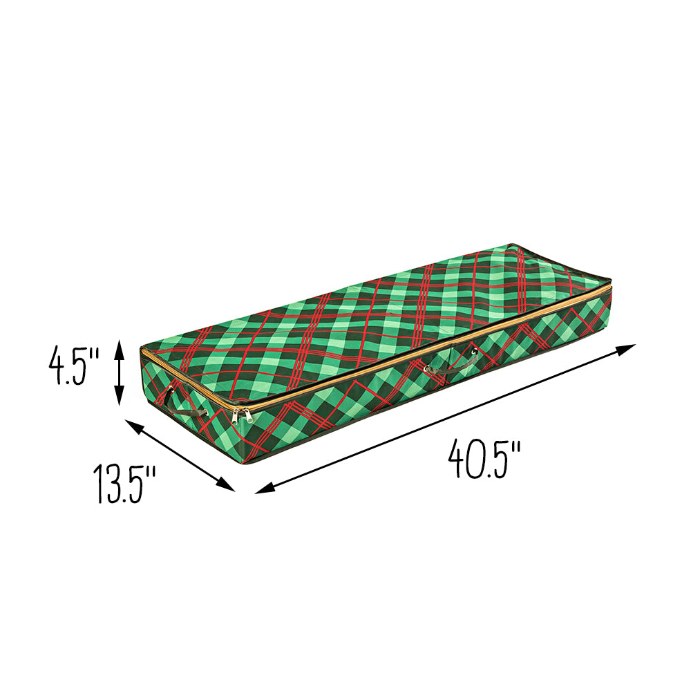 green plaid holiday gift wrap organizer green plaid holiday gift wrap organizer