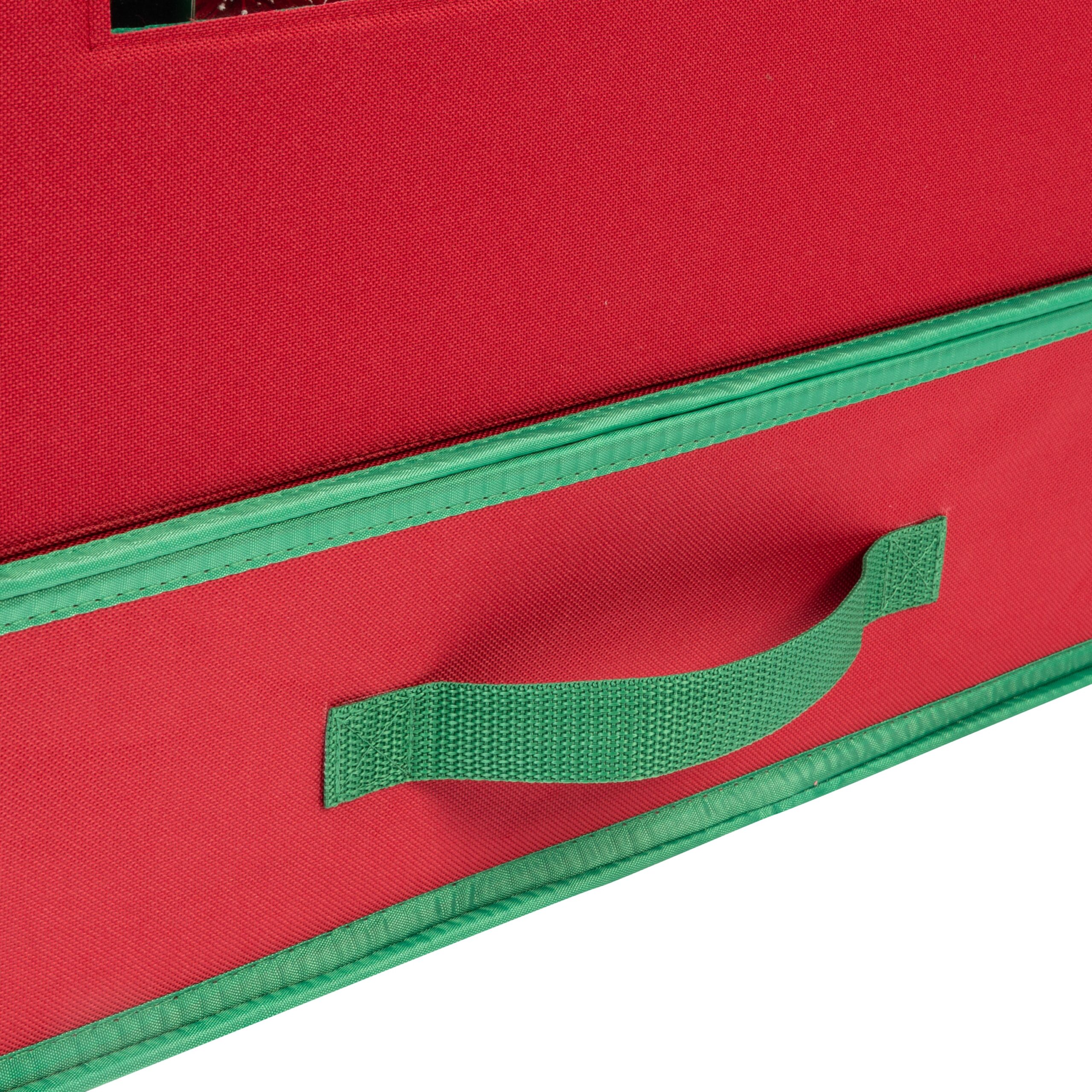 red holiday décor storage box red holiday décor storage box