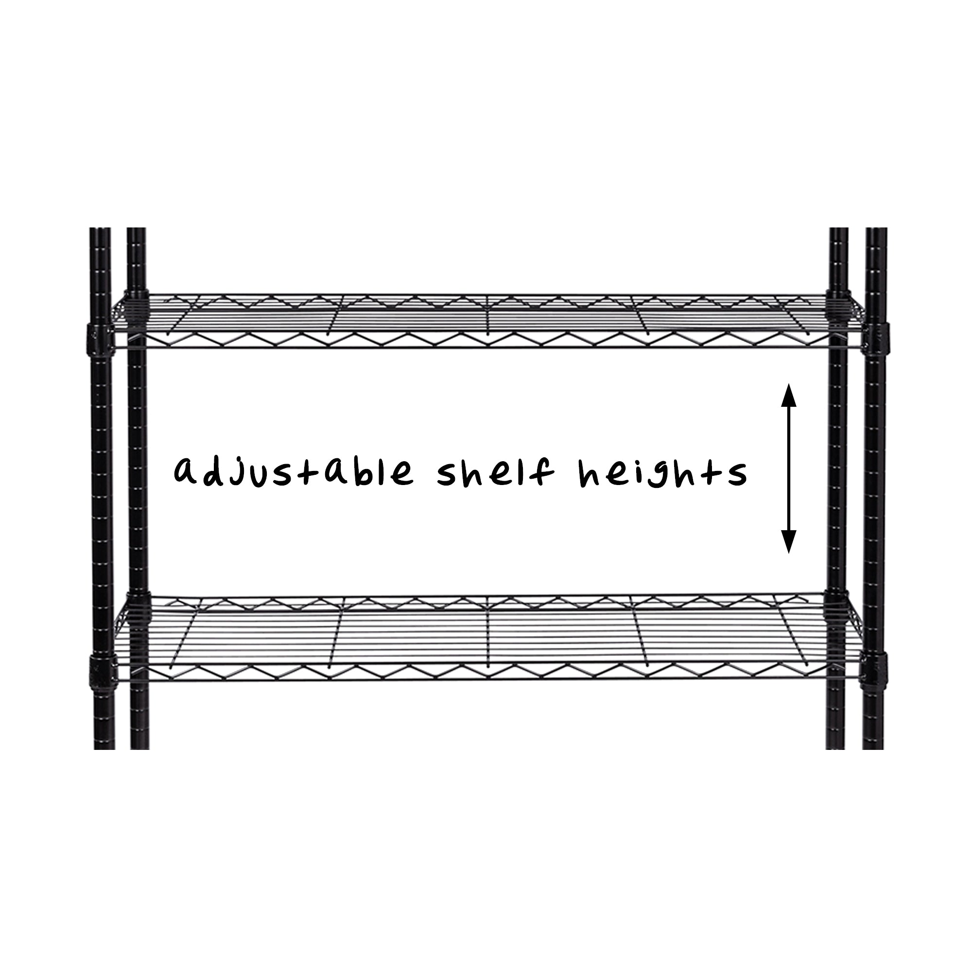 black 5 tier heavy duty shelving unit with 350 lb shelf capacity black 5 tier heavy duty shelving unit with 350 lb shelf capacity