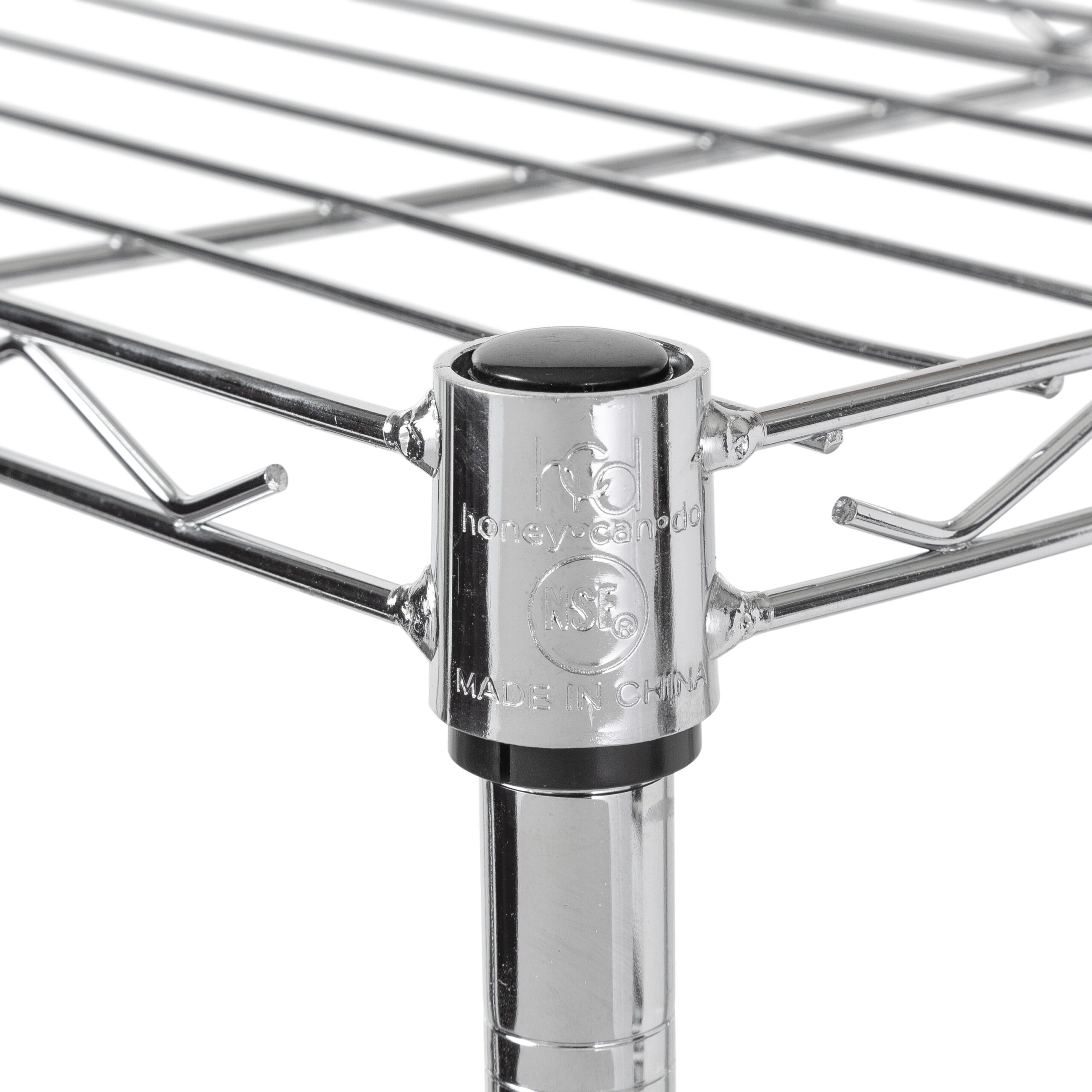 chrome steel 4 tier slim profile wide shelving unit chrome steel 4 tier slim profile wide shelving unit