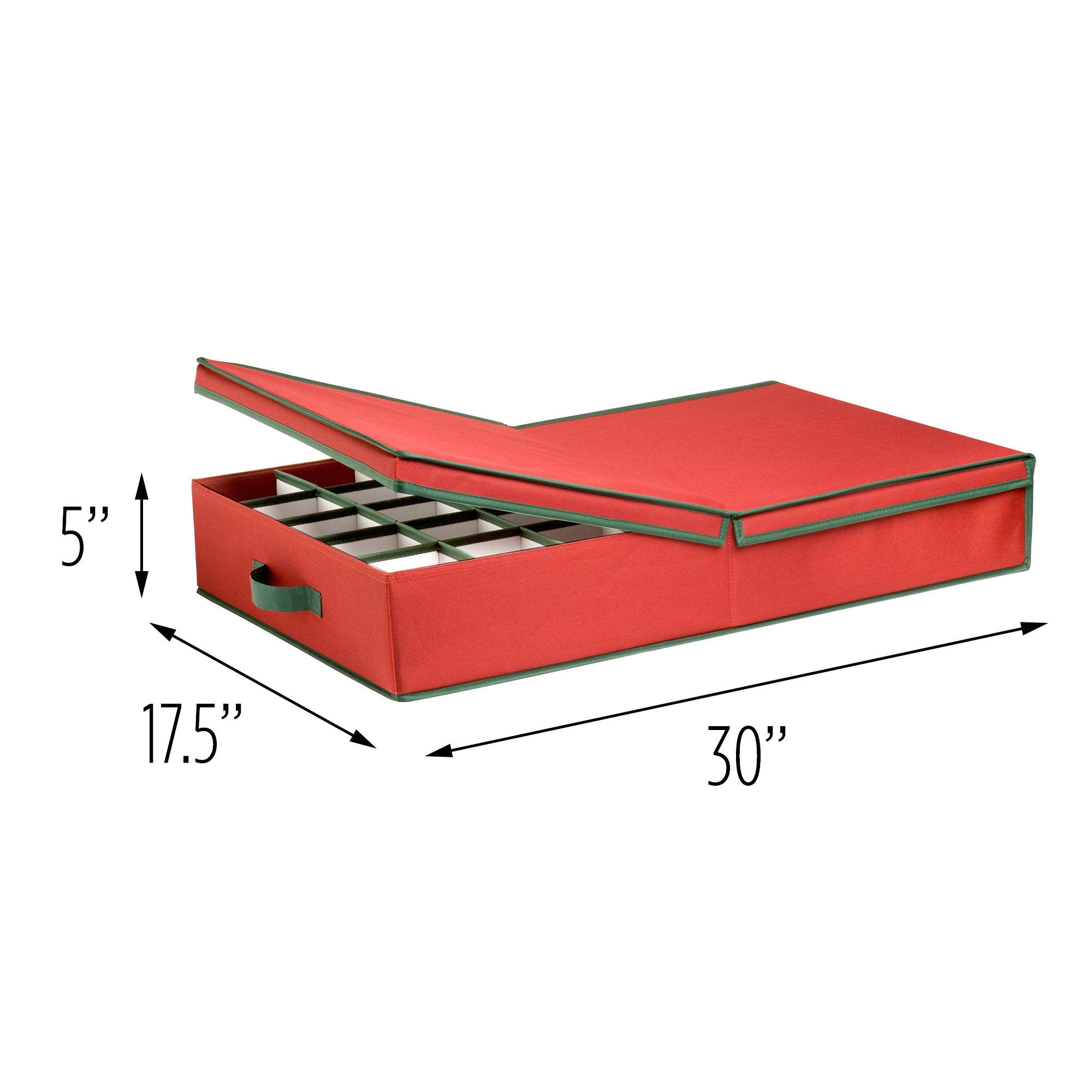 red 40 ornament storage box red 40 ornament storage box